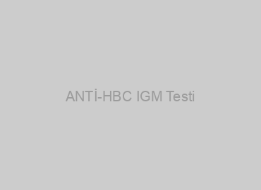 ANTİ-HBC IGM Testi